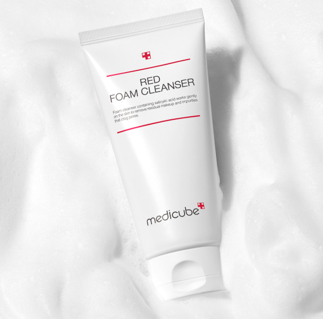 [Medicube] Red Starter 3-Step Set - Salicylic Acid Acne Care & Sebum Control for Sensitive Skin (Cleanser + Toner + Serum)