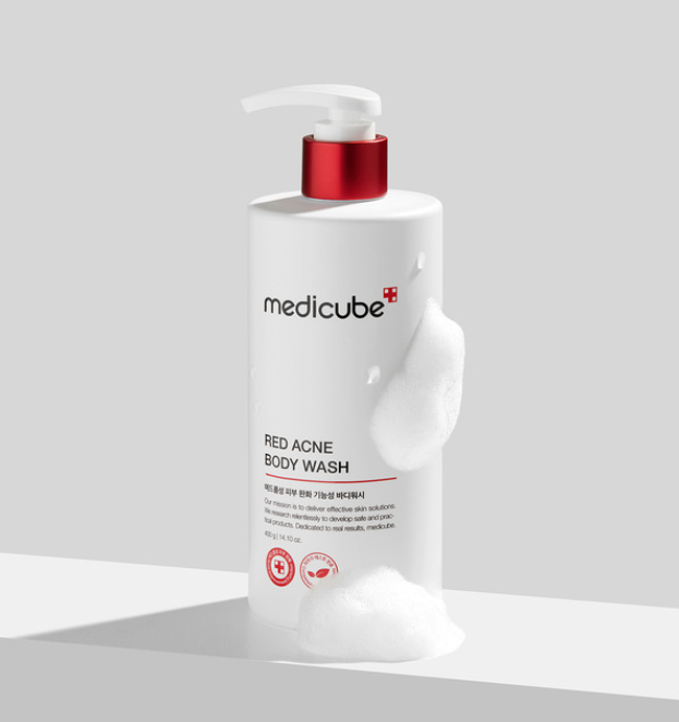 [Medicube] Red Acne Body Wash - AHA BHA PHA Niacinamide for Body Acne & Backne Relief, 1L Limited Edition