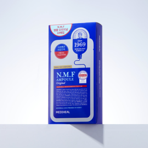 [Mediheal] The N.M.F Ampoule Mask Original - 8-Layer Hyaluronic Acid for Deep Hydration & Anti-Wrinkle Care (10 Sheets)