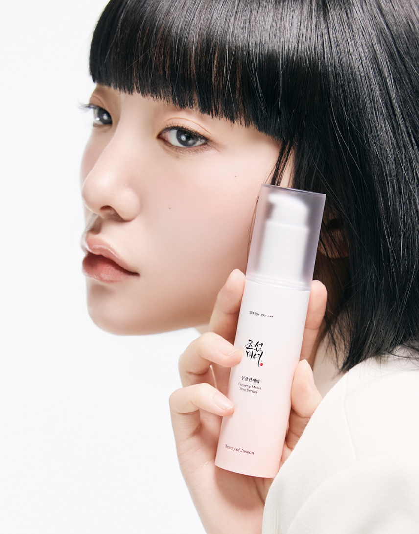 [Beauty of Joseon] Ginseng Moist Sun Serum - 30% Ginseng Extract & Niacinamide for Redness Relief & Hydrating Sun Protection (SPF 50+ PA++++), 50ml