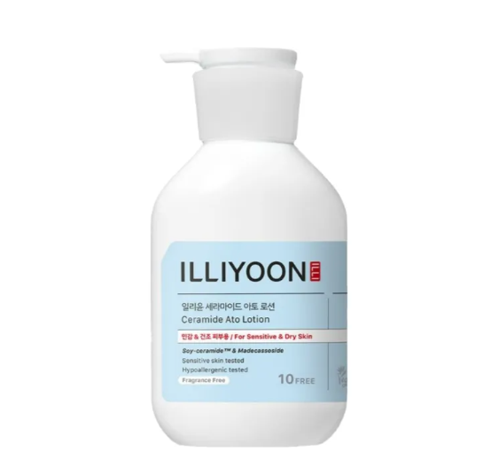 [ILLIYOON] Ceramide Ato Lotion - Soy-ceramide™ & Madecassoside for Sensitive & Dry Skin Intensive Hydration (350ml)