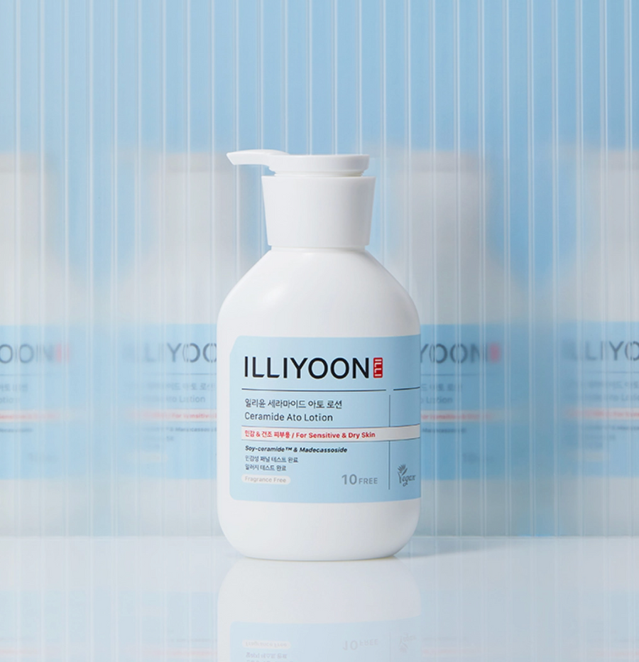 [ILLIYOON] Ceramide Ato Lotion - Soy-ceramide™ & Madecassoside for Sensitive & Dry Skin Intensive Hydration (350ml)