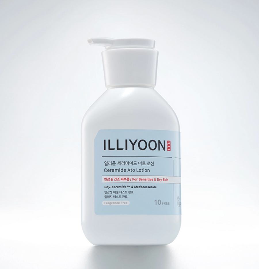 [ILLIYOON] Ceramide Ato Lotion - Soy-ceramide™ & Madecassoside for Sensitive & Dry Skin Intensive Hydration (350ml)