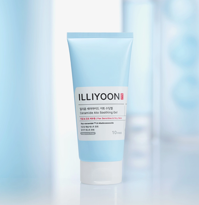 [ILLIYOON] Ceramide Ato Soothing Gel - Soy-ceramide™ & Madecassoside for Instant Calming & Cooling of Sensitive Skin (175ml)