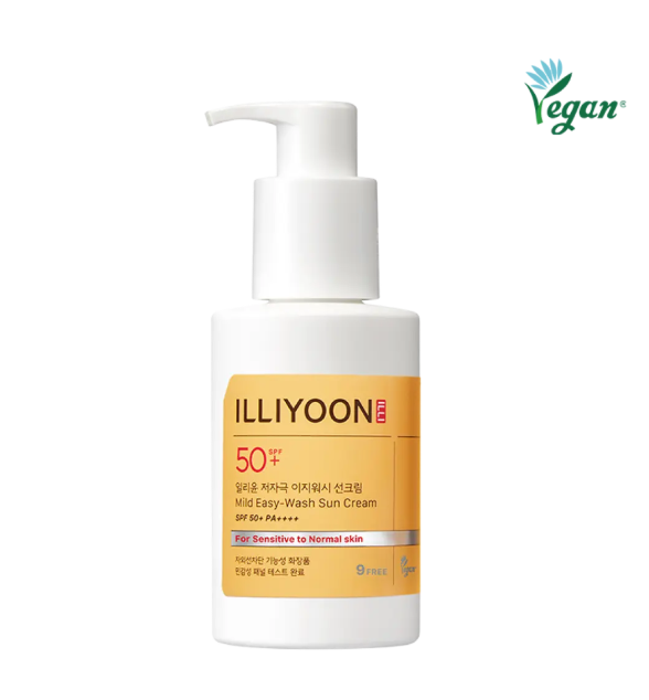 [ILLIYOON] Mild Easy-Wash Sun Cream - SPF 50+ PA++++ Easy-to-clean Formula for Sensitive Skin (150ml)