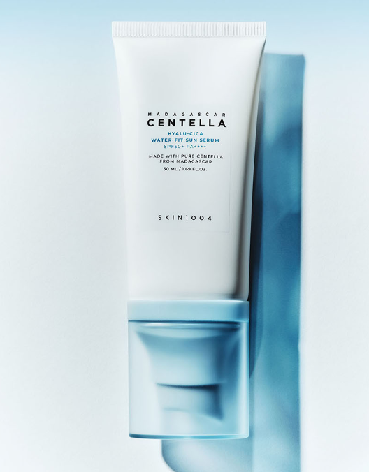 [SKIN1004] Madagascar Centella Hyalu-Cica Water-Fit Sun Serum - SPF 50+ PA++++ Hydrating, Dewy Finish & Soothing Sun Protection (50ml)