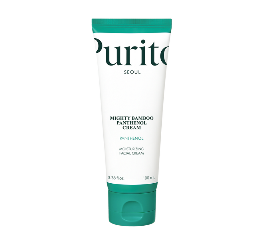 [PURITO SEOUL] Mighty Bamboo Panthenol Cream - Bamboo Extract & Panthenol for Barrier Repair & Intense Hydration (100ml / 3.38 fl. oz.)