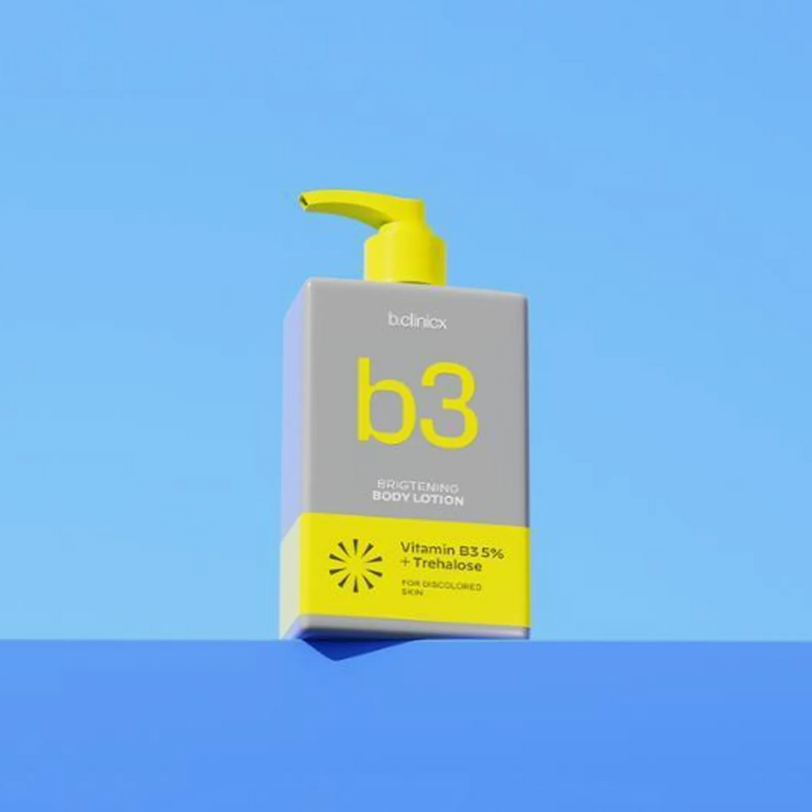 [b.clinicx] Brightening Body Lotion - 5% Niacinamide (Vitamin B3) + Trehalose for Discolored Skin (300ml)